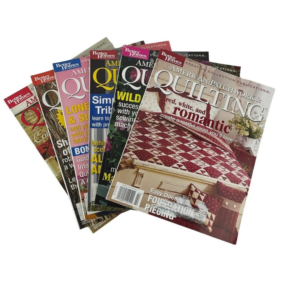 Better Homes & Gardens American Patchwork & Quilting‎ Magazines Full Year 2003